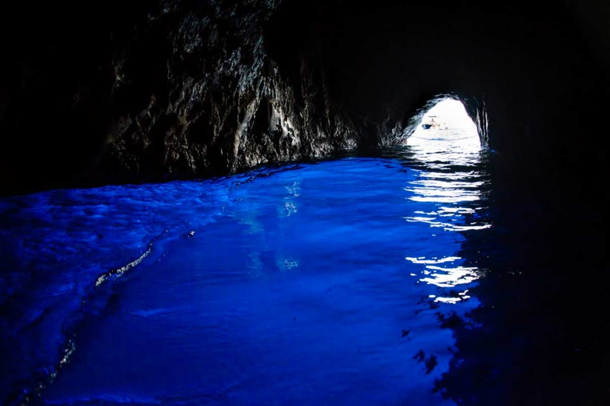 Grotta Azzurra l'île de Capri, Italie.