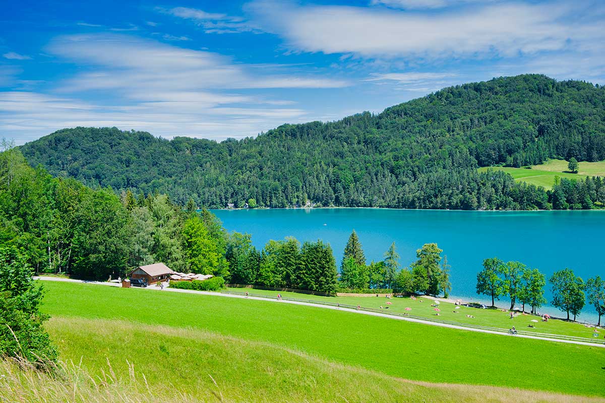 lac de Fuschl en Autriche